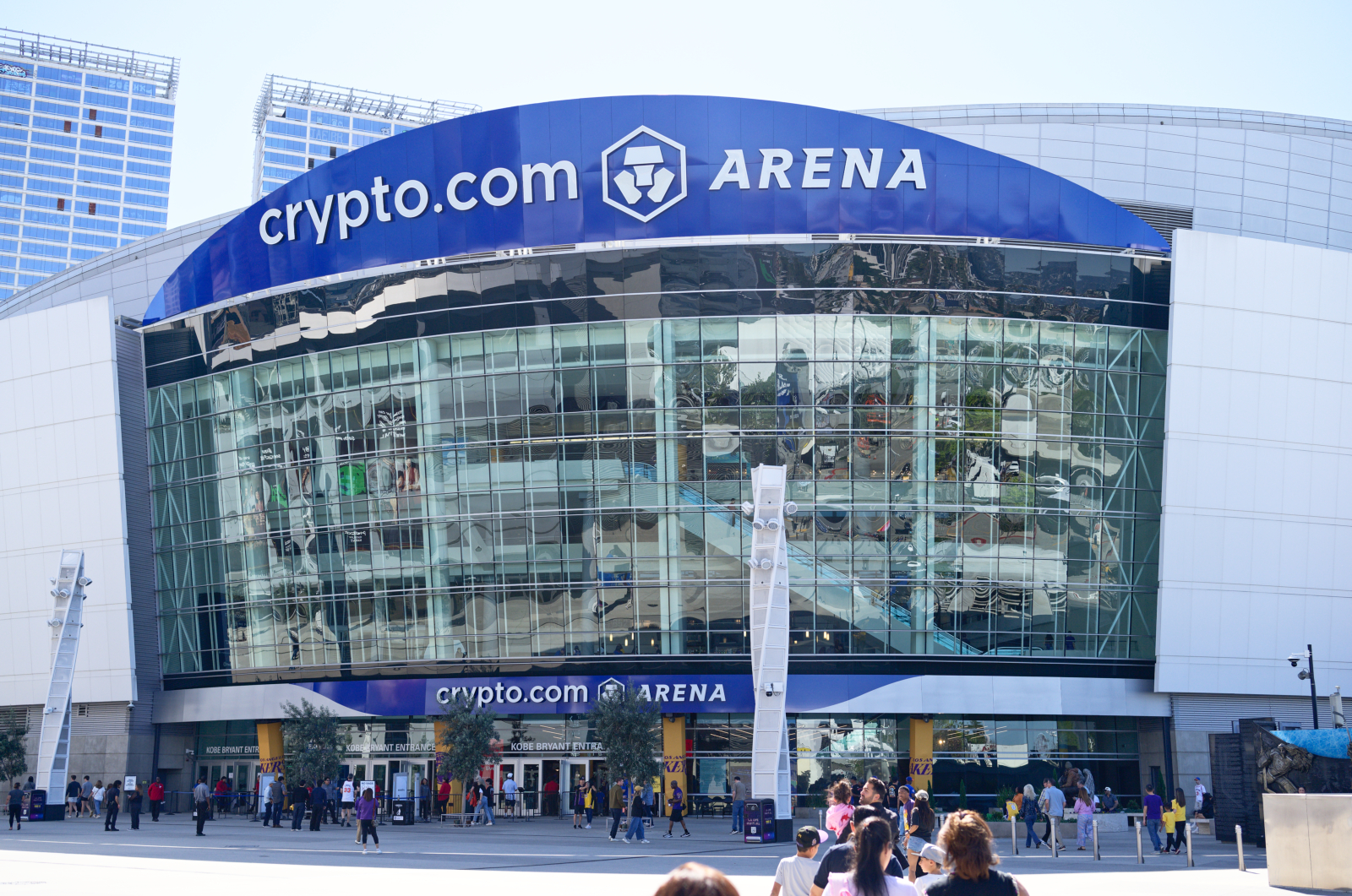 Crypto.com Arena in downtown Los Angeles